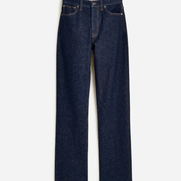 Madewell '90s Straight High Rise Classic Dark Blue Straight Leg Women's Jeans 28 - Picture 5 of 12